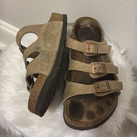 Birkenstock Three-Strap Comfort Footbed Slide Sandal - Florida - Picture 4 of 6